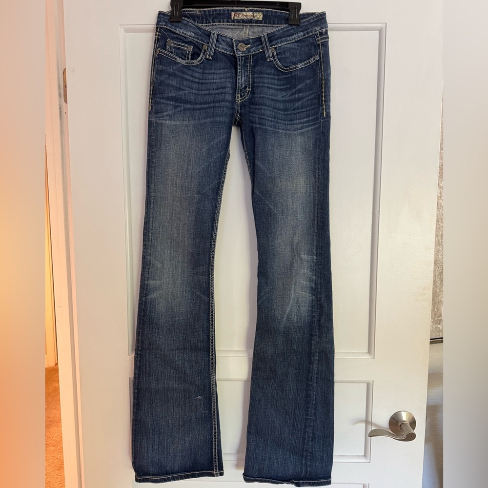 Stylish Blue Flare Women's Jeans